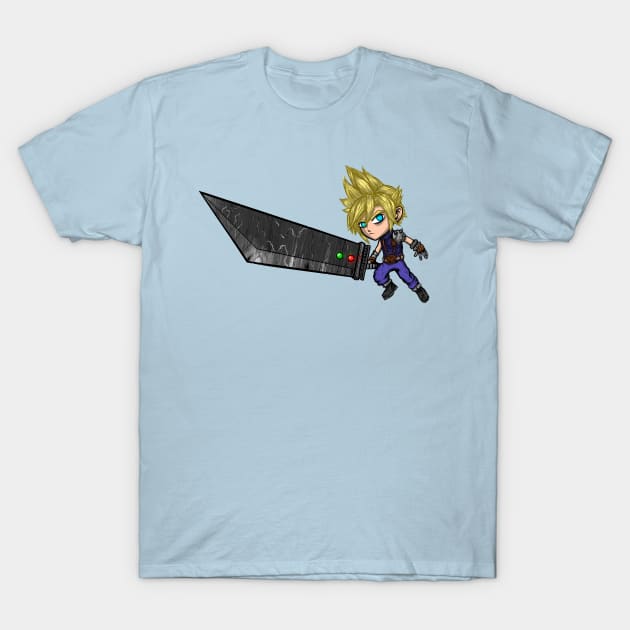 Cloud Strife T-Shirt by joehavasy